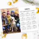2025 Magnetic Modern Calendar Family Photo<br><div class="desc">2025 Magnetic Modern Calendar Family Photo 12 Month Lägg till ditt foto och skapa perfekt Magnetic Calendar!</div>