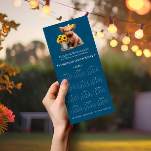 2025 Magnetisk konturkalender/blå