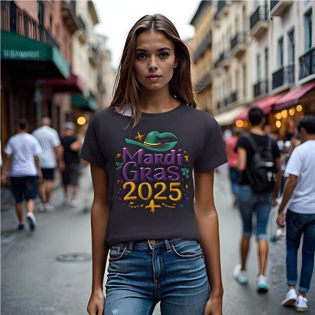 2025 Mardi Gras: New Orleans, New Vibes T Shirt (Mardi Gras 2025 Women's T-Shirt )