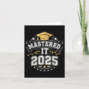 2025 Masters Degree Studenten Gif Kort