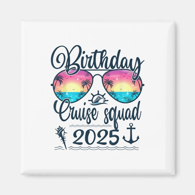 2025 Matching Cruise Birthda Magnet (Framsidan)