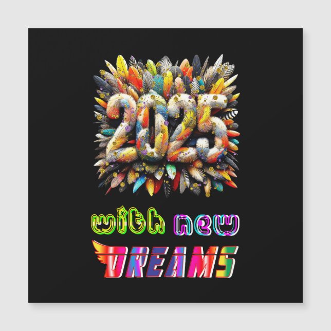 2025 med nya drömmar (Framsida)