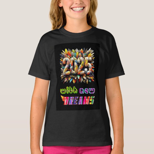2025 med nya drömmar t shirt (Framsida)