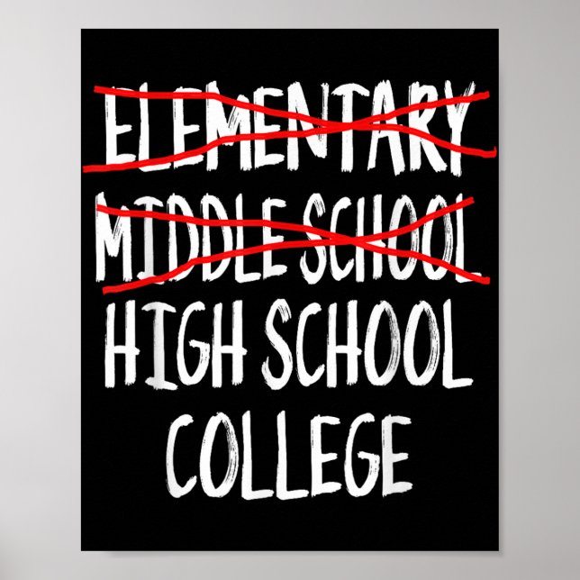 2025 Mitten School Studenten Junior High School G Poster (Framsidan)