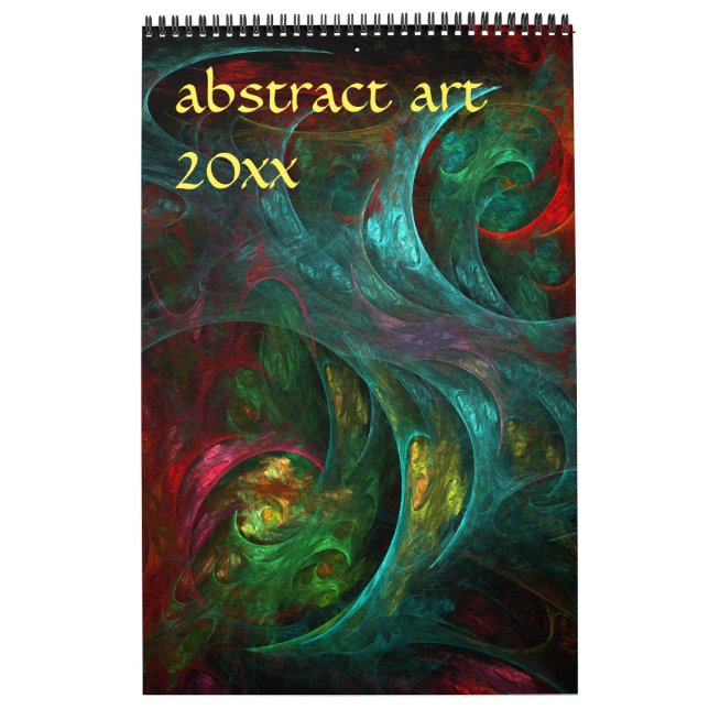 2025 Modern Abstrakt Art Kalender (Omslag)