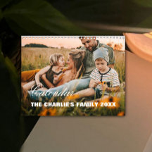 2025 Modern Anpassningsbar Family Photo Calendar -