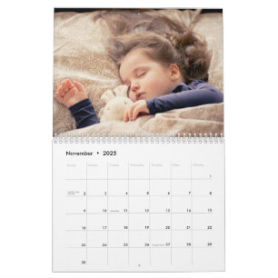 2025 Modern Anpassningsbar Photo Skapar din egen f Kalender