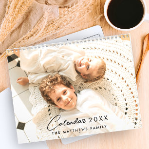 2025 Modern Anpassningsbar Photo Skapar din egen f Kalender