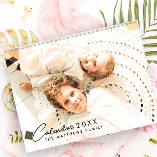 2025 Modern Anpassningsbar Photo Skapar din egen f Kalender