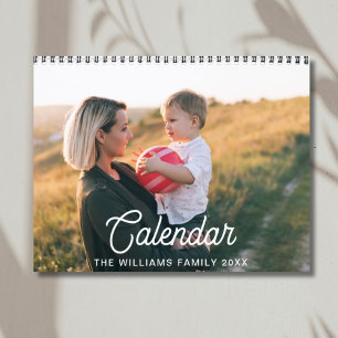2025 Modern Skapa foto för din egen Anpassningsbar Kalender