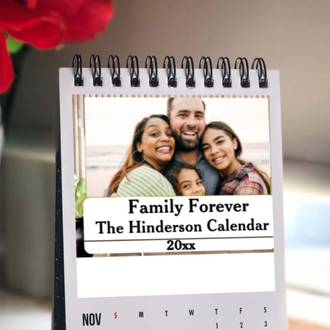 2025 Modern Skapa foto för din egen Anpassningsbar Kalender (Skapare uppladdad)