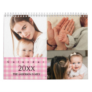 2025 Moderna Anpassade Bilder Skapa Din Egen Famil Kalender