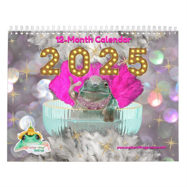 2025 Mor i kalender för Rädding av grodor (Omslag)