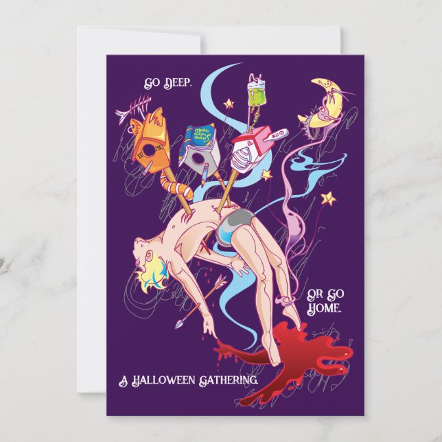 2025 Mörk Fantasy Halloween Kort (Framsida)