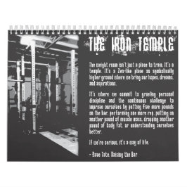 2025 Motivational Bodybuilding Gym Calendar Kalender