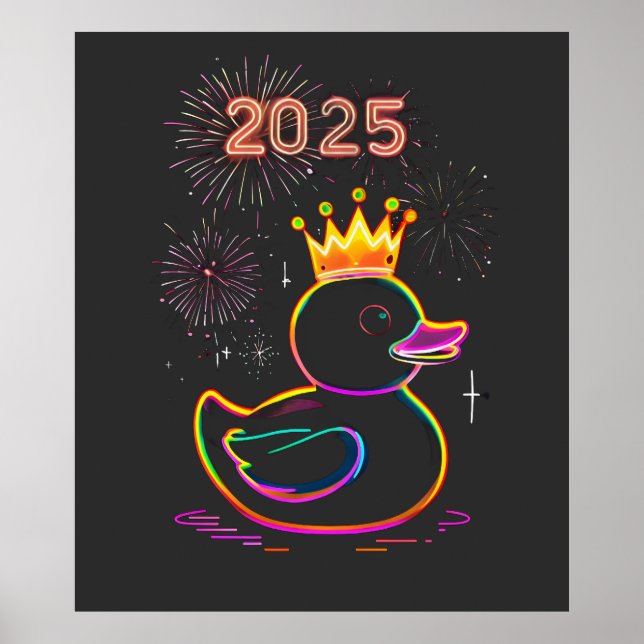 2025 Neon Anka Fireworks Firande Poster (Framsidan)