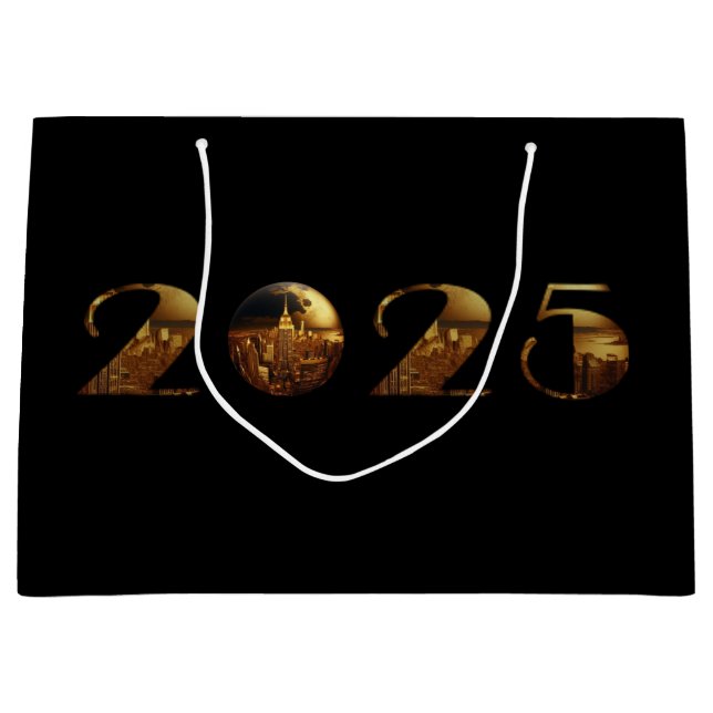 2025 Nya året Boll-NYC Guld- (Framsidan)