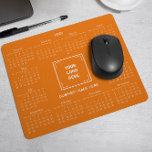 2025 ORANGE AV CALENDAR CORPORATE BUSINESS LOGOTYP MUSMATTA<br><div class="desc">Utforma en egen anpassningsbar 2025-kalendermusknapp med företagets logotyp. Det är en säljfrämjande åtgärd för perfekter eller en företagsgåva till kunder, säljare, anställda och andra värdefulla individer. Kalendern visas elegant med ett sofistikerat serif-teckensnitt, vilket garanterar tydlighet och professionalism, medan layouten snabbt behållor alla tolv månader. I mitten finns det ett framstående...</div>