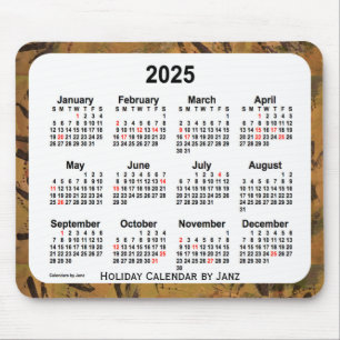 2025-Orangens Helgdag Art Calendar av Janz Mouse P Musmatta