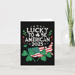 2025 Paddys Day - Shamrock Amerikanska St. Patrick Kort