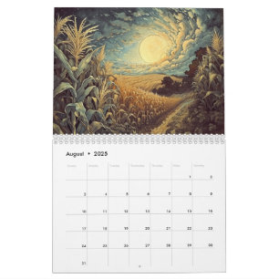 2025 Pagan Stil Kalender