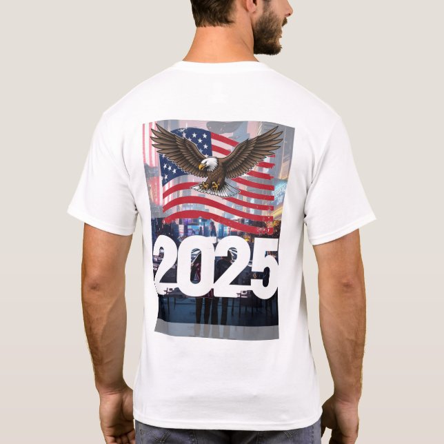 2025 Patriotic Firande | Modern Independence D T Shirt (Baksida)