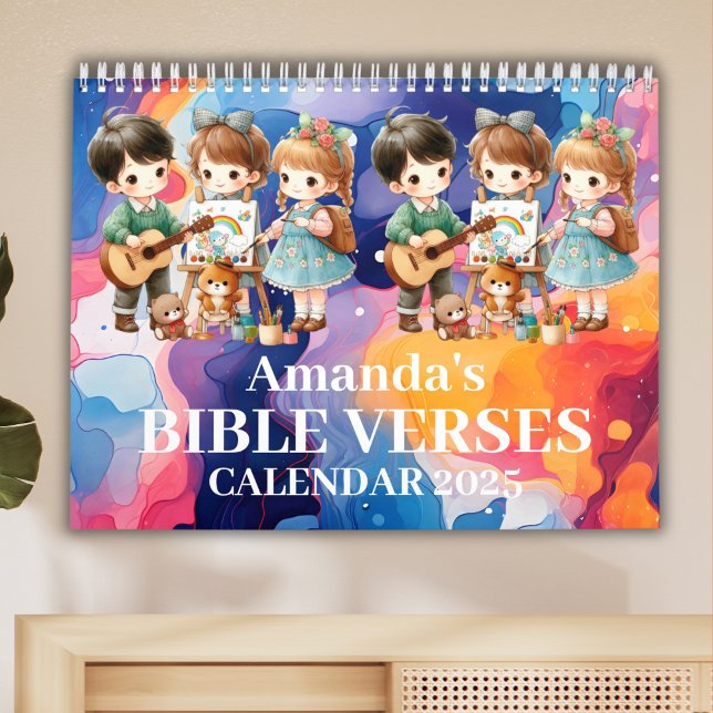 2025 Personlig Kids Bible Verse Kalender (Skapare uppladdad)