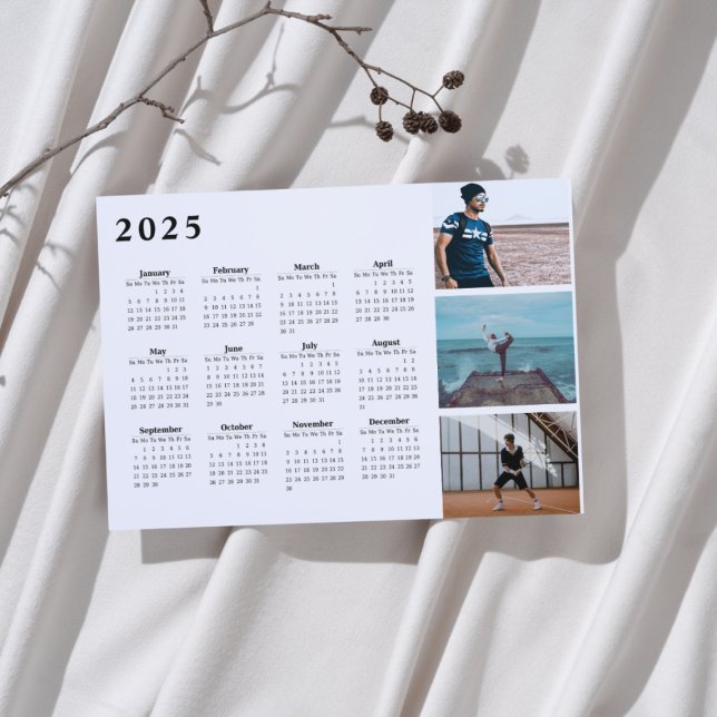 2025-Personligens fotosamlingskalendermagnet (Skapare uppladdad)
