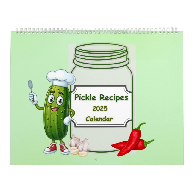 2025 Pickle-kalender med recept Kalender (Omslag)