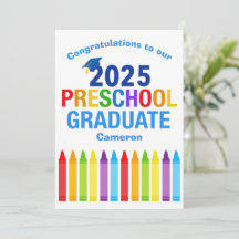 2025 Preschool Student Anpassningsbar Cute Student