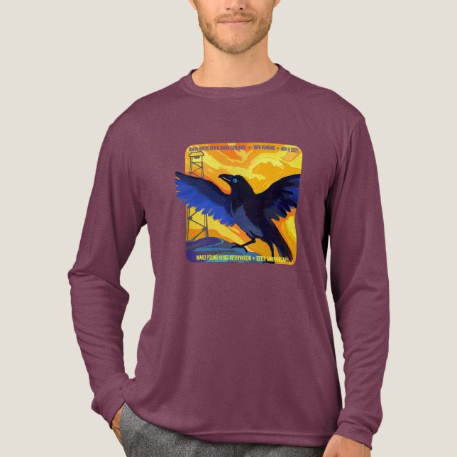 2025 Raven Rocks Run and 100k Challenge Shirt  T (Framsida)