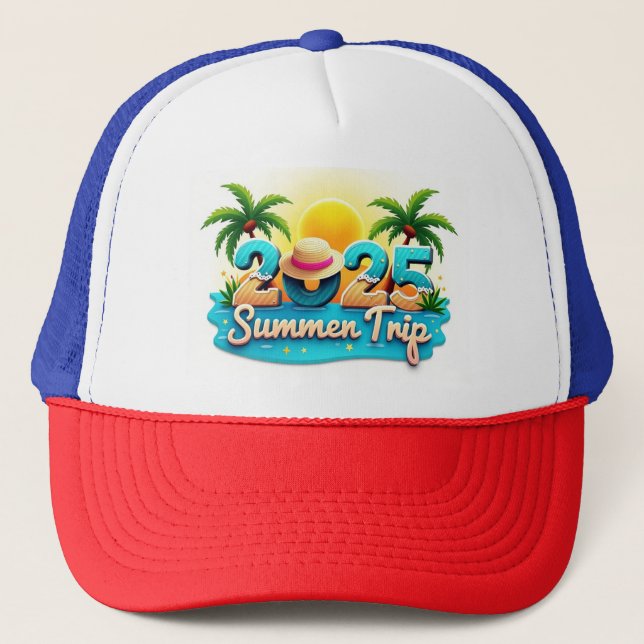 2025 Resemood 🧢 Ljust sommarstils hatt Keps (Framsida)