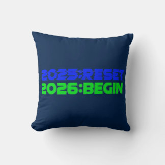 2025:RESET/2026:BEGIN Pillow Kudde