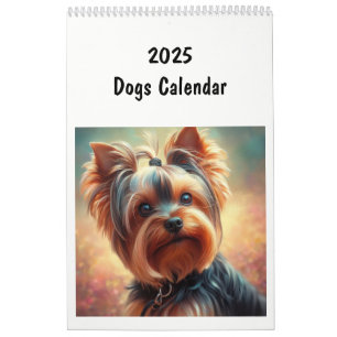2025 Roligt Hund aveln Kalender
