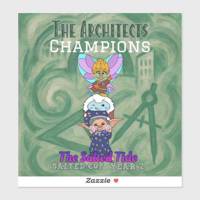 2025 Salted Cup Championship Sticker Klistermärken (Ark)