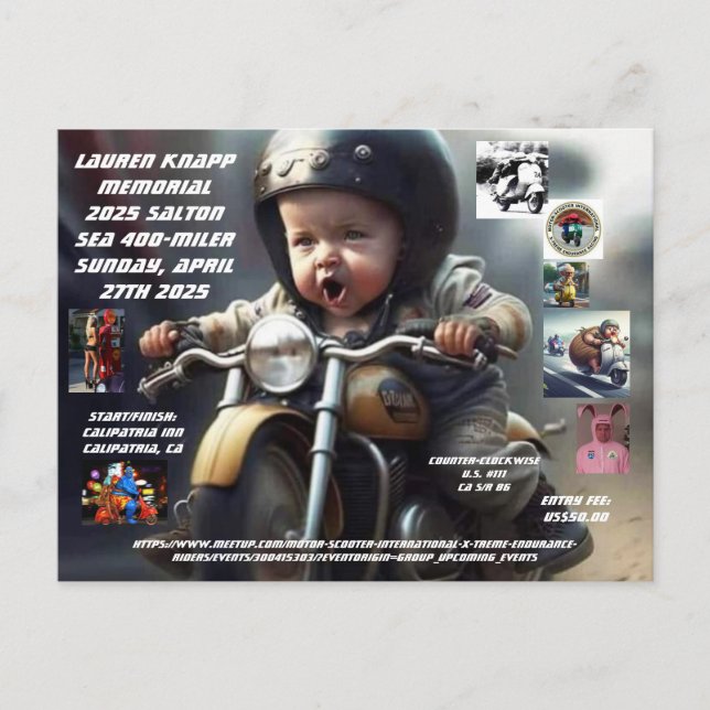 2025 SALTON SJÖN 400 MILER VYKORT (Framsida)