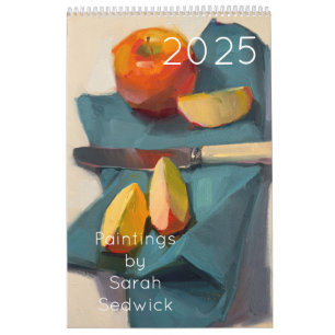 2025: Sarah Sedwicks målningar Kalender