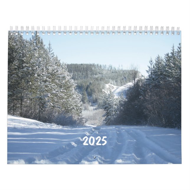 2025 Scenia Wilderness liggande kalender (Omslag)
