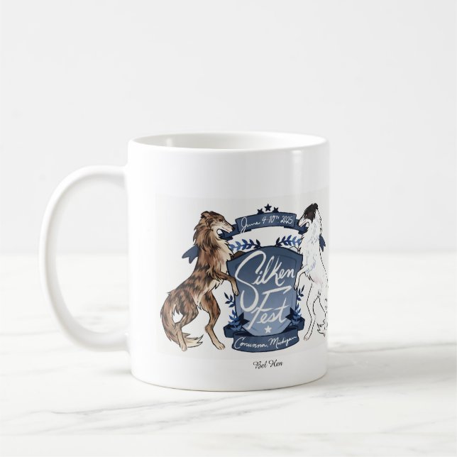 2025 Silkenfest logo mug Kaffemugg (Vänster)