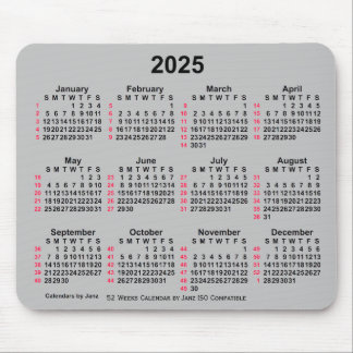 2025 Silver 52 veckor ISO Calendar av Janz Musmatta