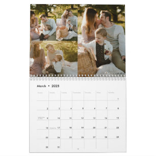 2025 Skapa din egen fotokalender för Anpassningsba Kalender