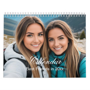 2025 Skapa dina egna Anpassningsbar, bästa vänner Kalender