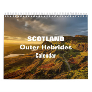 2025 Skottlands kalender för Yttre Hebrider