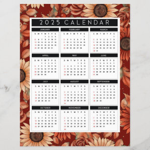 2025: Solrosbondekalender - Året på en titt Reklamblad