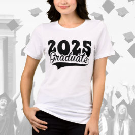 2025 Student Retro Bold Black T Shirt