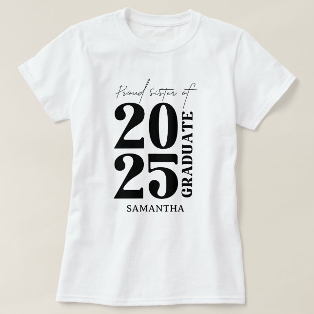 2025 student Sister Studenten Ceremony party T Shirt (Design framsida)