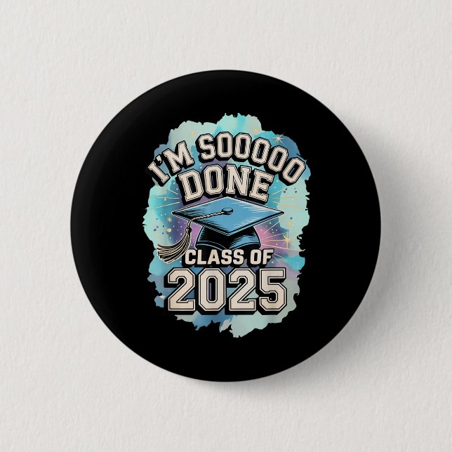 2025 Studenten 2025 US Flagga Knapp (Framsida)
