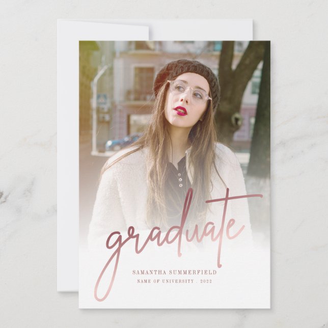 2025 Studenten 2 Photos Script Grad Meddelande (Framsida)