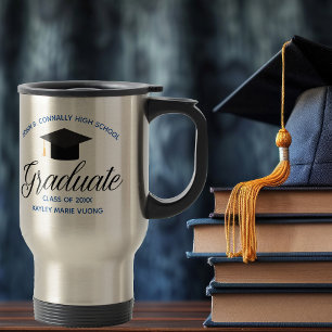 2025 Studenten Blue Guld Anpassningsbar High Schoo Resemugg