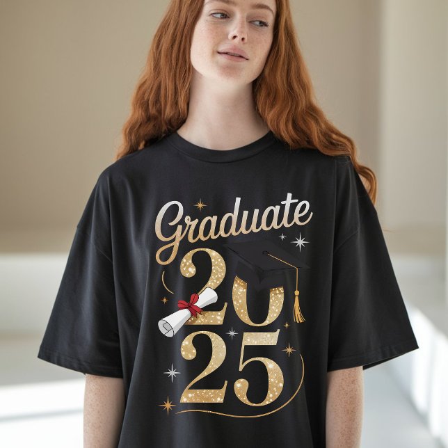 2025 Studenten Gift Idea T Shirt (Skapare uppladdad)